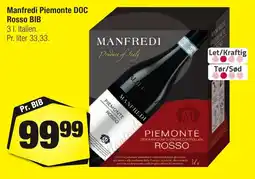 Calle Manfredi Piemonte Rosso erbjuda