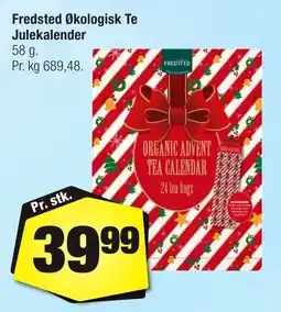 Calle Fredsted organic tea calendar erbjuda