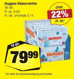 Calle Huggies vådservietter erbjuda