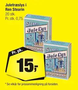 Calle Stearin julelys erbjuda