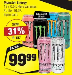 Calle Monster Energy erbjuda