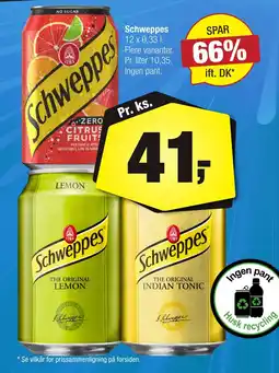 Calle Schweppes erbjuda