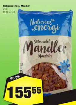 Calle Naturens energi mandler erbjuda