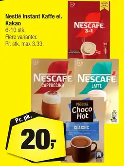 Calle Nestlé Instant Kaffe el. Kakao erbjuda