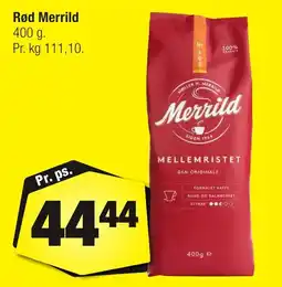 Calle Merrild mellemristet erbjuda