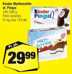 Calle Kinder Milch-Schnitte erbjuda