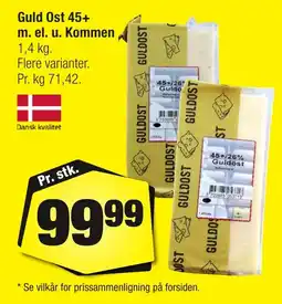 Calle Guld Ost 45+ erbjuda
