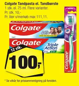 Calle Colgate tandpasta el. tandborste erbjuda