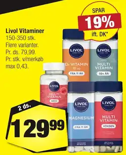 Calle Livol vitaminer erbjuda