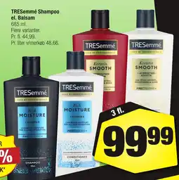 Calle Tresemmé Shampoo el. Balsam erbjuda