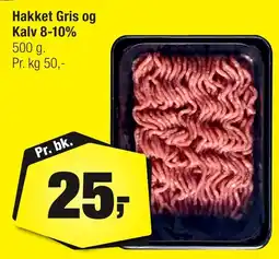 Calle Hakket Gris og Kalv erbjuda