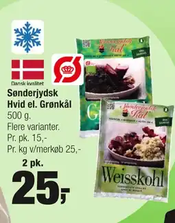 Calle Sønderjydsk Hvid el. Grønkål erbjuda
