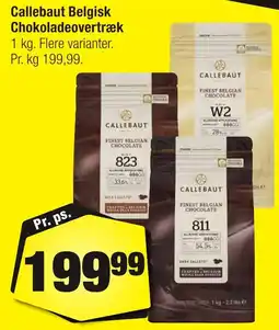 Calle Callebaut Chokoladeovertræk erbjuda