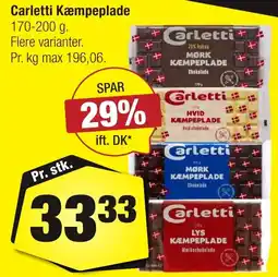 Calle Carletti Kæmpeplade erbjuda