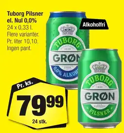 Calle Tuborg Grøn erbjuda