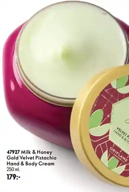 Oriflame Milk & Honey Gold Velvet Pistachio Hand & Body Cream erbjuda