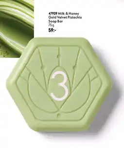 Oriflame Milk & Honey Gold Velvet Pistachio Soap Bar erbjuda