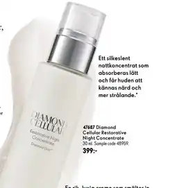 Oriflame Diamond Cellular Restorative Night Concentrate erbjuda