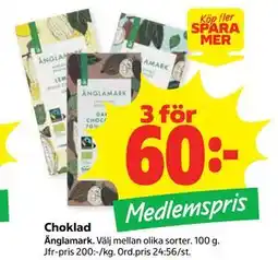 Stora Coop Choklad, Medlemspris erbjuda