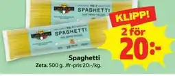 Stora Coop Spaghetti erbjuda