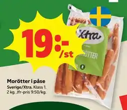 Stora Coop Morötter i påse erbjuda