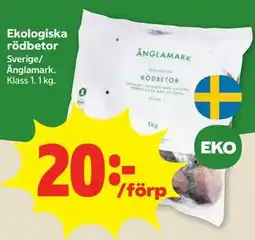 Stora Coop Ekologiska rödbetor erbjuda