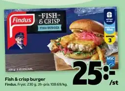 Stora Coop Fish & crisp burger erbjuda