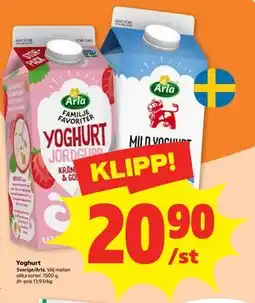 Stora Coop Yoghurt erbjuda