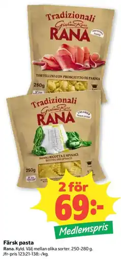 Coop Daglivs Rana färsk pasta erbjuda