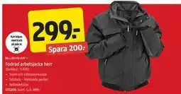 Jula Fodrad arbetsjacka herr erbjuda