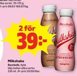 Stora Coop Milkshake erbjuda