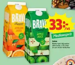 Stora Coop Juice, Medlemspris erbjuda