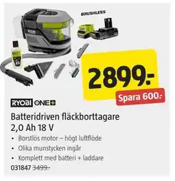 Jula Batteridriven fläckborttagare 2,0 Ah 18 V erbjuda