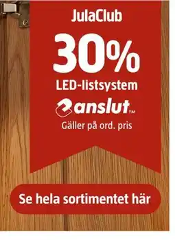 Jula LED-listsystem erbjuda