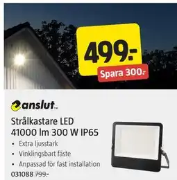 Jula Strålkastare LED 41000 lm 300 W IP65 erbjuda