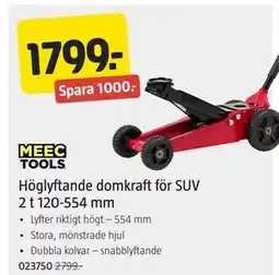 Jula Höglyftande domkraft för SUV 2 t 120-554 mm erbjuda