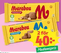 Coop Daglivs Marabou mjölkchoklad erbjuda