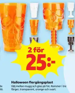 Stora Coop Halloween flergångsplast erbjuda