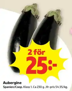 Stora Coop Aubergine erbjuda