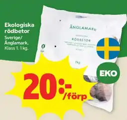 Stora Coop Änglamark rödbetor erbjuda