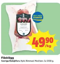 Coop Daglivs Fläsklägg erbjuda