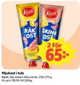 Coop Daglivs Kavli mjukost i tub erbjuda