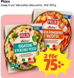 Coop Daglivs Felix pizza erbjuda