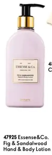 Oriflame Essense&Co. Fig & Sandalwood Hand & Body Lotion erbjuda