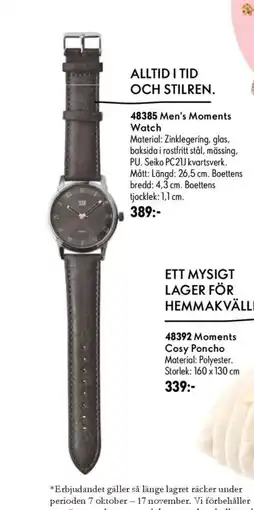 Oriflame Men's Moments Watch erbjuda