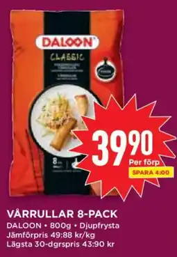 Willys Daloon vårrullar erbjuda