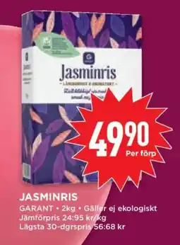 Willys Garant jasminris erbjuda