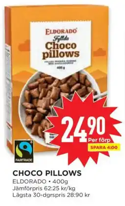 Willys Eldorado choco pillows erbjuda