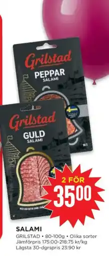 Willys Grilstad salami erbjuda