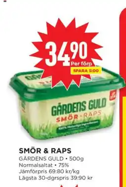 Willys Gårdens guld smör & raps erbjuda